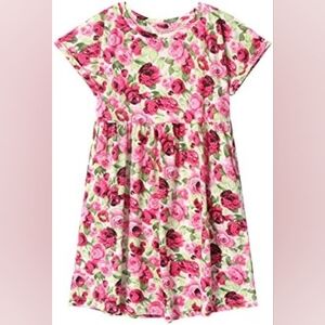 DaniChins Girls Rose Floral Dress